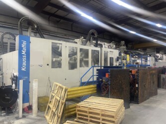 2016 Krauss Maffei 2200 Ton 542 oz. Injection Molding Machine Used Injection Molding Machine For Sale