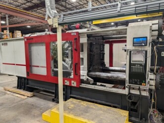 2002 750 ton Cincinnati Powerline 80 oz. Injection Molding Machine Used Injection Molding Machine For Sale