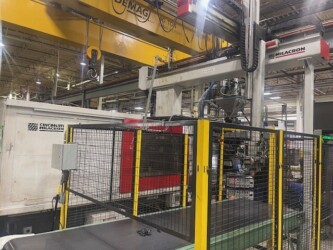 2012 550 ton Cincinnati MM550 140 oz. Injection Molding Machine Used Injection Molding Machine For Sale