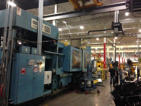 1995 1500 ton Van Dorn Wide Platen, 400 oz