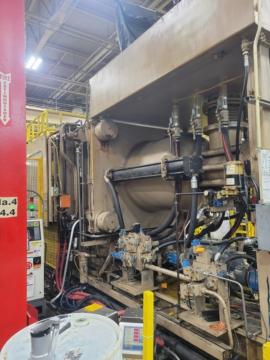 1991 1500 ton Van Dorn 260 oz. Wide Platen injection Molding Machine