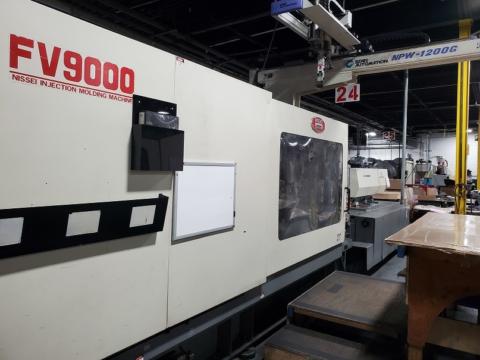 2002 620 ton Nissei, 132 oz. FV9000
