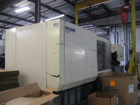 2005 500 ton Nissei, 47 oz NEX8000