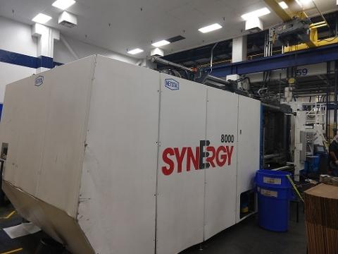 2008 800 ton Netstal 2-shot Electric 43.39 oz / 34.39 oz