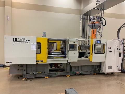 2008 310 ton Toshiba, 40.5 oz Wide Platen
