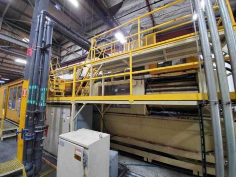 1996 3465 ton Husky 1992 oz D3150P 290/290 E170 Injection Molding Machine