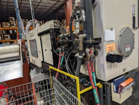 1997 250 ton Cincinnati Milacron 11 oz. MH250 Injection Molding Machine