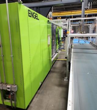 2013 1000 ton Engel 220 oz. DUO 7550/1000US Ecodrive Injection Molding Machine