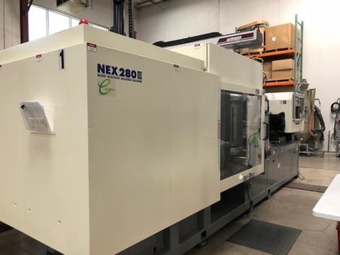 2015 309 ton Nissei NEX280, 32.9 oz Electric