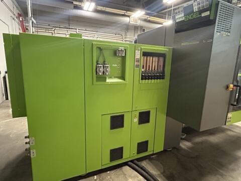 2017 135 ton Engel 10.53 oz. Electric Tiebarless Injection Molding Machine