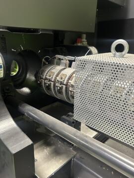 2017 135 ton Engel 10.53 oz. Electric Tiebarless Injection Molding Machine