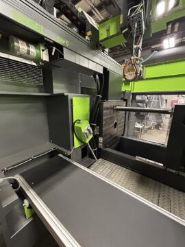 2017 135 ton Engel 10.53 oz. Electric Tiebarless Injection Molding Machine