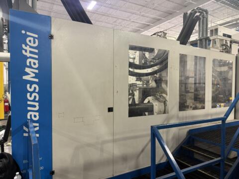 2021 Krauss Maffei 1450 Ton 402 oz. Injection Molding Machine