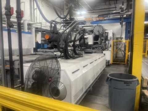 2021 2200 ton UBE 427 oz. Injection Molding Machine