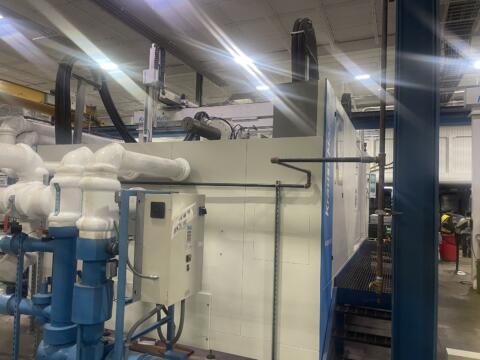 2022 Krauss-Maffei 2200 Ton 542 oz. Injection Molding Machine