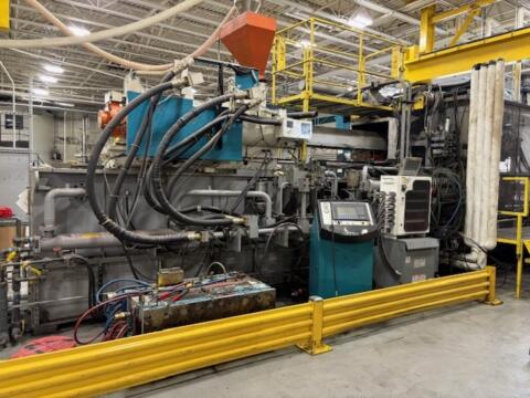 2007 950 ton Mitsubishi 240 oz. Injection Molding Machine