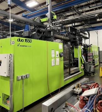 2012 1650 ton Engel DUO Wide Platen 470 oz. Injection Molding Machine
