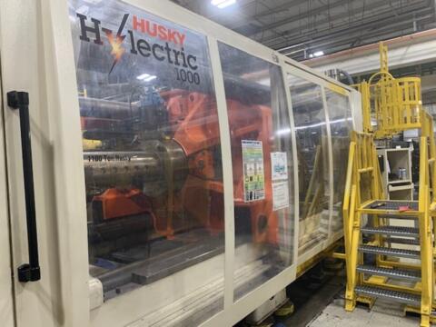 2004 1000 ton Husky 249 oz. H1000 Injection Molding Machine