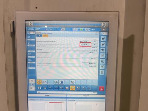 2021 Krauss-Maffei 3000 Ton 838 oz. Injection Molding Machine