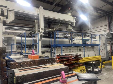 2021 Krauss-Maffei 3000 Ton 838 oz. Injection Molding Machine