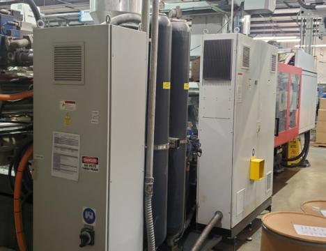 2013 350 ton Cincinnati K-Tec 50.87 oz. Hybrid Electric Injection Molding Machine