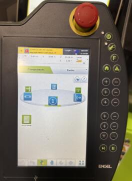 2017 135 ton Engel 10.53 oz. Electric Tiebarless Injection Molding Machine