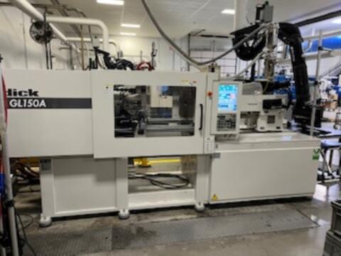 2022 165 ton Sodick GL150S Injection Molding Machine Hybrid Electric