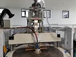2006 160 ton Yuk Dak Vertical Rotary 8.3 oz Large Platen