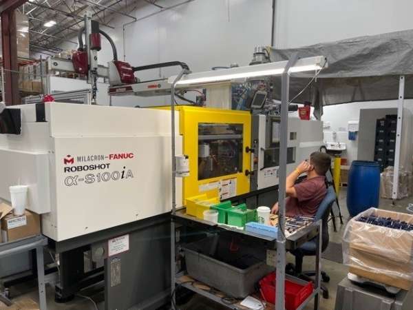 2018 110 ton Cincinnati Milacron Roboshot 6.02 oz. Electric Injection Molding Machine