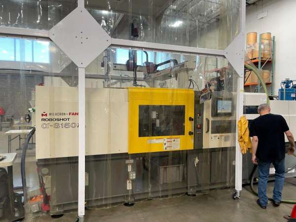 2018 165 ton Cincinnati Roboshot 14.69 oz. Electric Injection Molding Machine