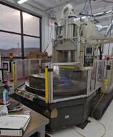 1994 250 ton Cincinnati Vertical Rotary 9.8 oz. Injection Molding Machine