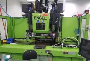 2010 90 ton Engel LSR Vertical with Vertical Injection LSR
